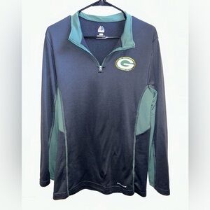 Green Bay Packers Men’s Quarter Zip Sweatshirt - Size Medium Jacket